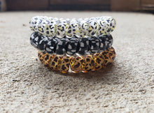 Load image into Gallery viewer, Cheetah Spiral Hair Ties
