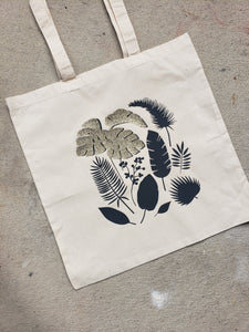 Tropical Leaves Tote Bag