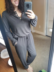 Charcoal Jumpsuit