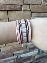 Load image into Gallery viewer, Pink Tiled Bracelet
